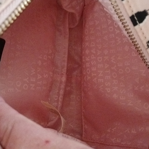 Kate Spade of New York Pink & Black bag❤️Flamingo Dot - Picture 7 of 10